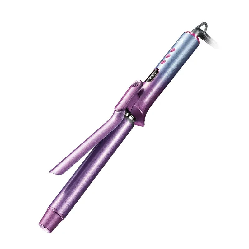 (image for) 30mm Curling Iron LCD Digital Display 3 Temperature Levels Curling Splint Hair Styling Perm Iron Big Wave Curling Iron Rapid Heating