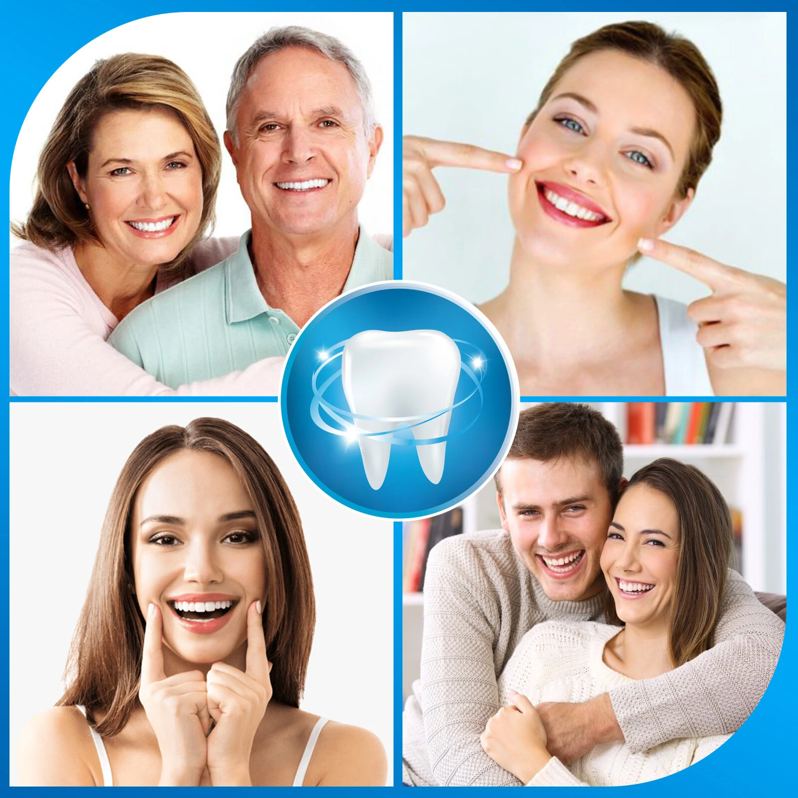 (image for) IPX7 Waterproof Electric Portable Sonic Dental Calculus Scaler Plaque Stains Cleaner Removal